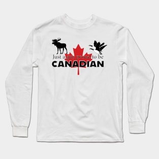 Proud Canadian Guy Long Sleeve T-Shirt